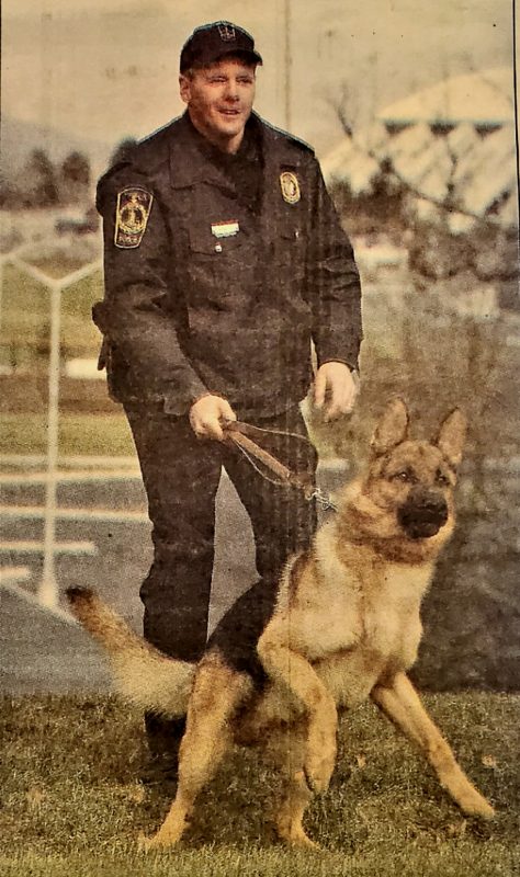 Officer Weaver and K9 Hokie