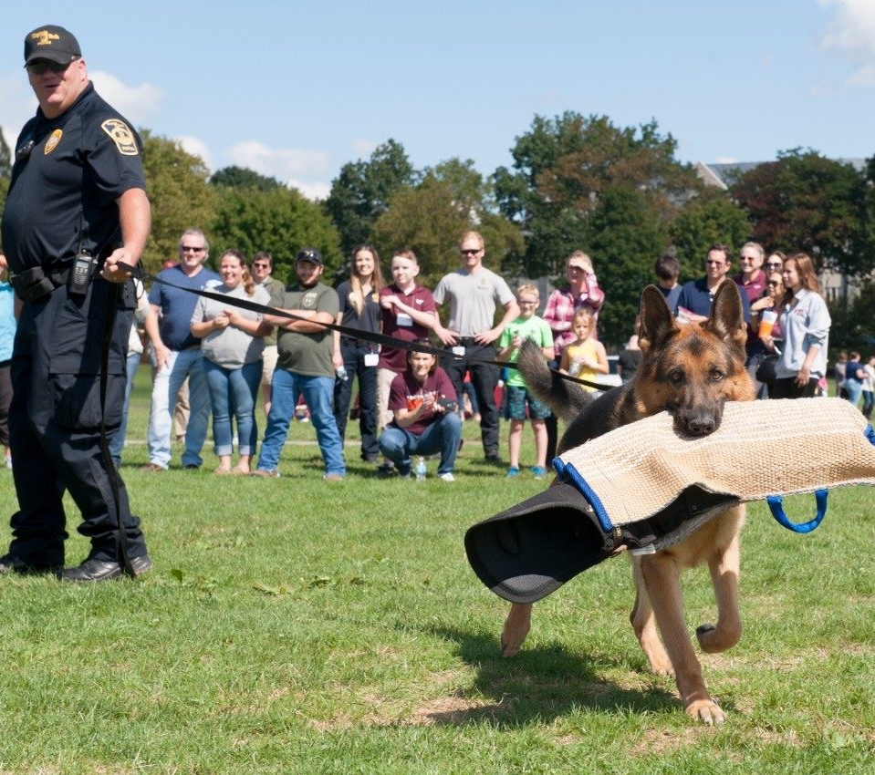 Officer Reece and K9 Bax